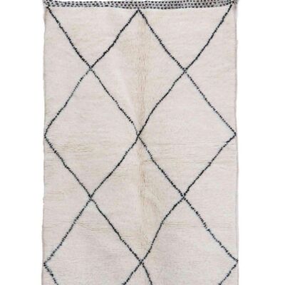 Pure wool Moroccan Berber rug 124x192