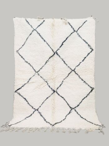 Tapis berbère marocain pure laine 150 x 200 cm VENDU 3
