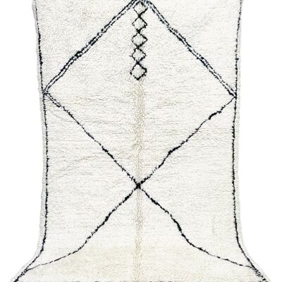 Alfombra bereber marroquí de pura lana 150 x 250 cm