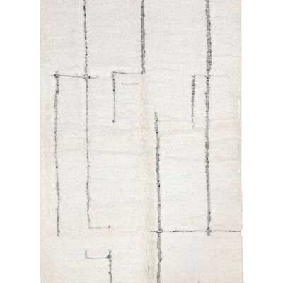 Pure wool Moroccan Berber rug 150 x 250 cm