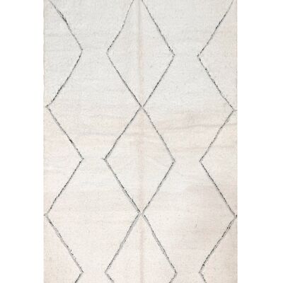 Alfombra bereber marroquí de pura lana 150 x 250 cm