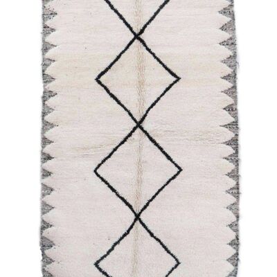 Tappeto berbero marocchino in pura lana 166 x 268 cm VENDUTO