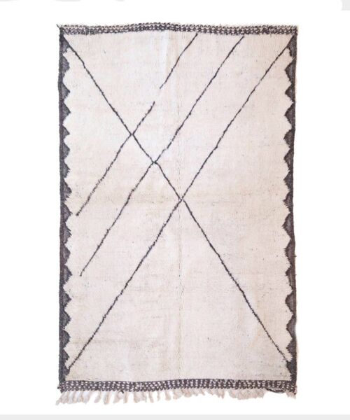 Tapis Berbere marocain pure laine 168 x 261 cm