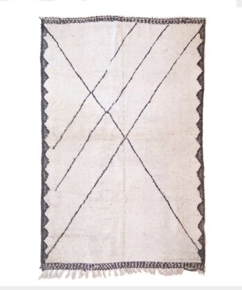 Tapis Berbere marocain pure laine 168 x 261 cm 1