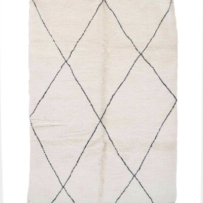 Pure wool Moroccan Berber rug 214x288
