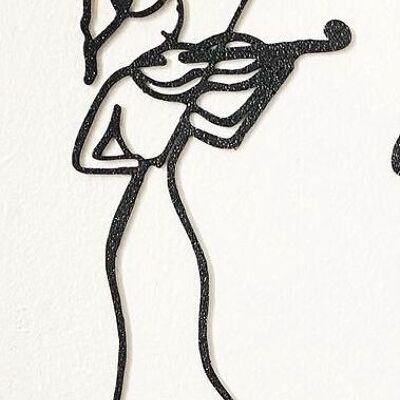 Violinista, decoración de paredes.