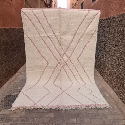 Beni Ouarain pure wool Berber rug 200 x 312 cm