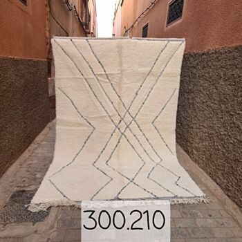 Tapis berbere Beni Ouarain pure laine 210 x 300 cm 4