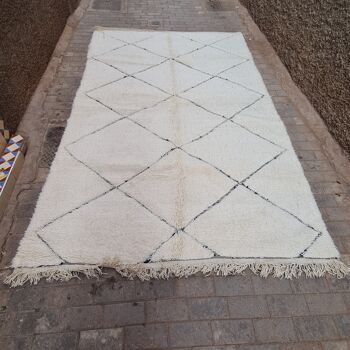 Tapis berbere Beni Ouarain pure laine 210 x 350 cm 6