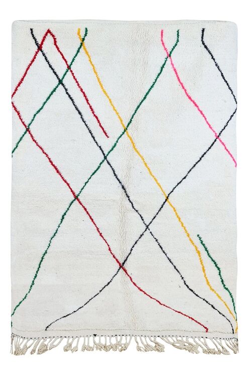 Tapis berbère coloré pure laine 160 x 255 cm