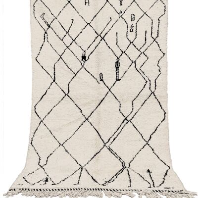 Marokkanischer Berberteppich aus reiner Wolle, 150 x 250 cm