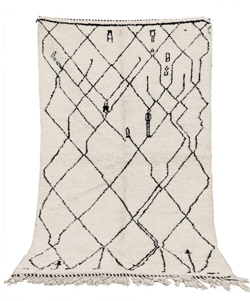 Tapis berbère marocain pure laine 150 x 250 cm VENDU