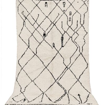 Tappeto berbero marocchino in pura lana 150 x 250 cm VENDUTO