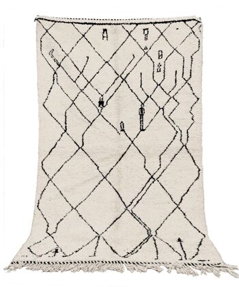 Tapis berbère marocain pure laine 150 x 250 cm VENDU 1