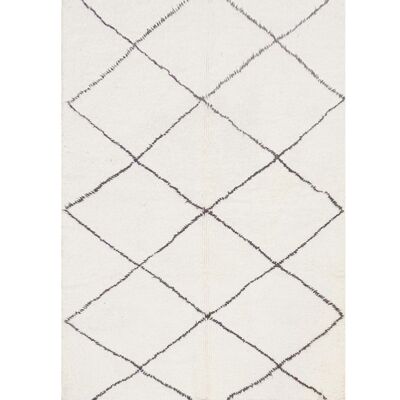 Alfombra bereber marroquí de pura lana 150 x 250 cm