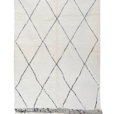 Alfombra bereber marroquí de pura lana 200 x 300 cm