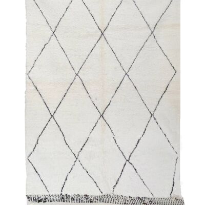 Alfombra bereber marroquí de pura lana 200 x 300 cm