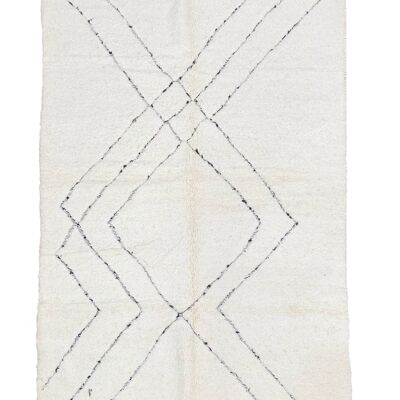 Alfombra bereber marroquí de pura lana 200 x 300 cm