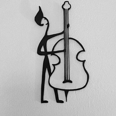Double bass player