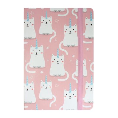 A5 Kitty Notebook - Pink