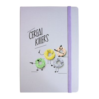 A5 Cereal Killers Notebook - Purple