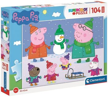 Puzzle 104 Pièces Maxi Peppa Pig 1