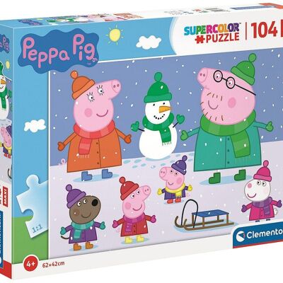 Puzzle 104 Pièces Maxi Peppa Pig