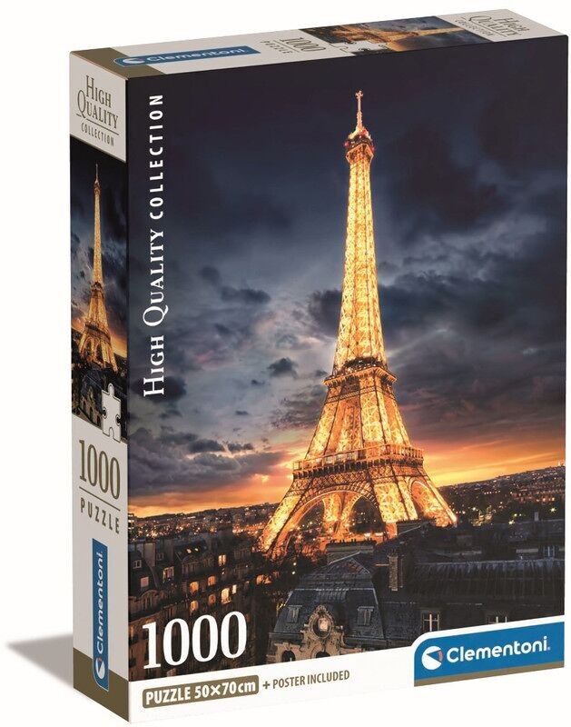 CLEMENTONI - 1000 Piece Puzzle Eiffel Tower