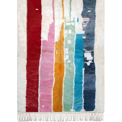 Auténtica alfombra bereber marroquí de lana Bled