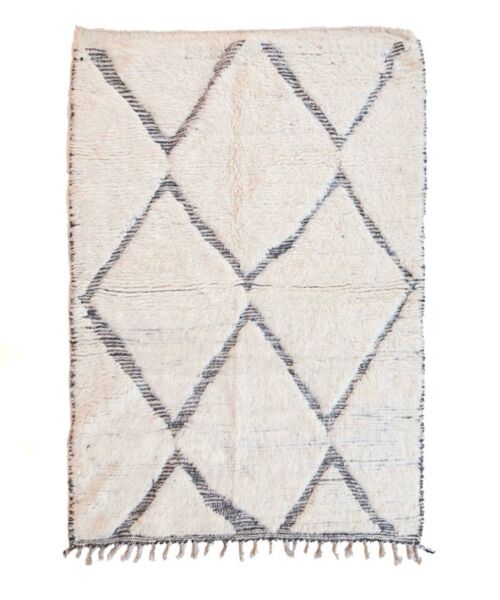 Tapis Berbere marocain pure laine 116 x 164 cm