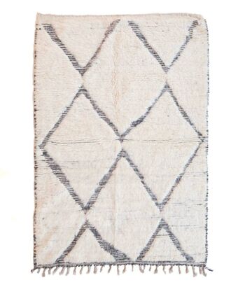 Tapis Berbere marocain pure laine 116 x 164 cm 1
