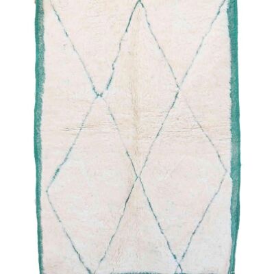 Marokkanischer Berberteppich aus reiner Wolle, 140x205