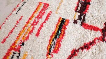 Tapis Berbere marocain pure laine 145 x 259 cm 4