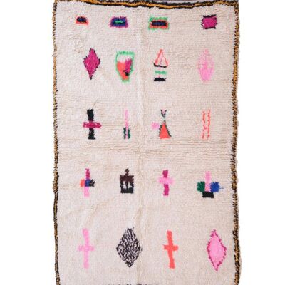 Tappeto berbero marocchino in pura lana 149 x 228 cm VENDUTO