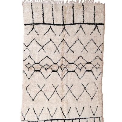Pure wool Moroccan Berber rug 152x245