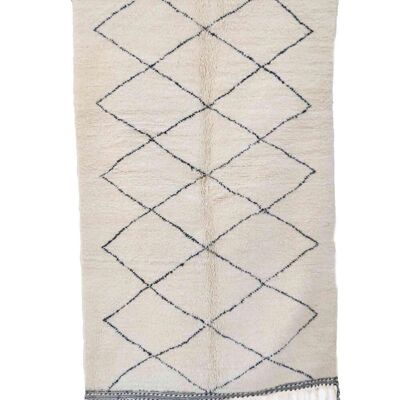 Pure wool Moroccan Berber rug 158x256