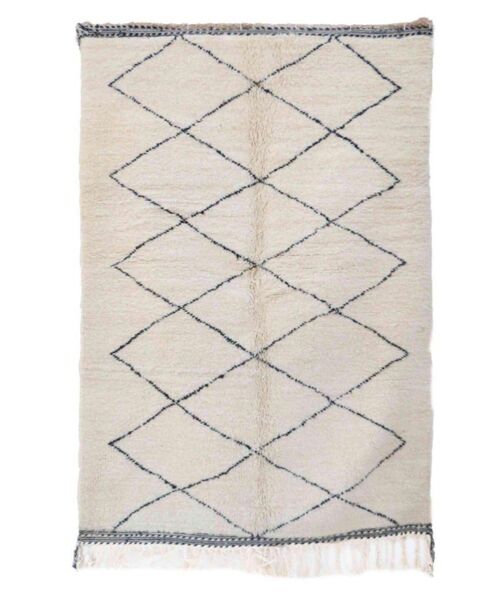 Tapis Berbere marocain pure laine 158 x 256 cm