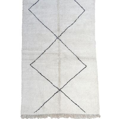 Pure wool Moroccan Berber rug 161x267
