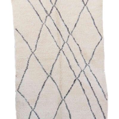 Pure wool Moroccan Berber rug 164x246