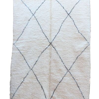 Pure wool Moroccan Berber rug 208x306