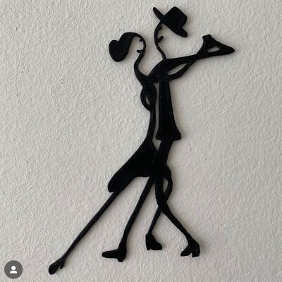 Decoración de pared de tango