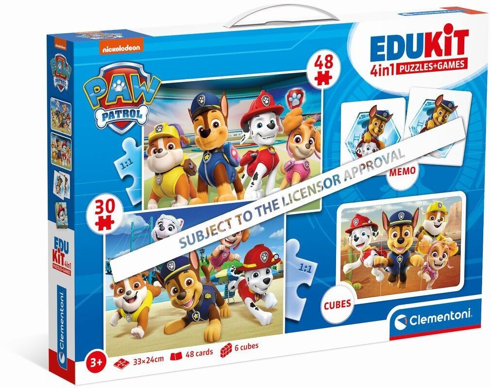CLEMENTONI - Edukit 4 in 1 Paw Patrol