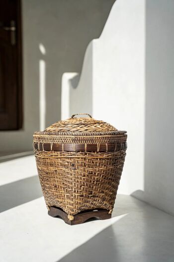 Le Panier de Rangement Colonial - Brun Naturel - M 2