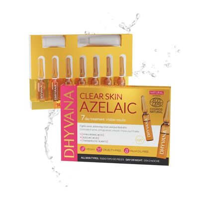 CLEAR SKIN AZELAIC – Verjüngende Gesichtsampullen, 7 x 2 ml.