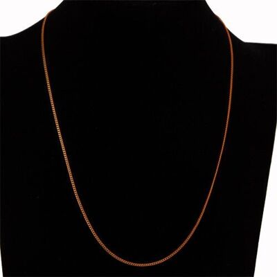 Halskette Kupfer, 43cm, Orange