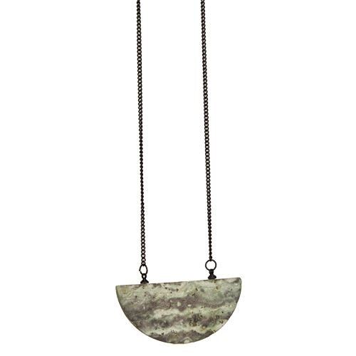 Necklace with ceramic pendant, 55cm 2