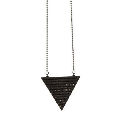 Collar con colgante de cerámica, 55cm 3