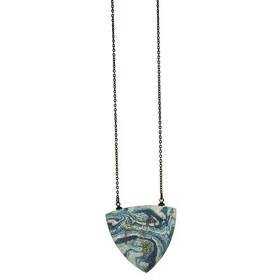 Collar con colgante de cerámica, 55cm 5