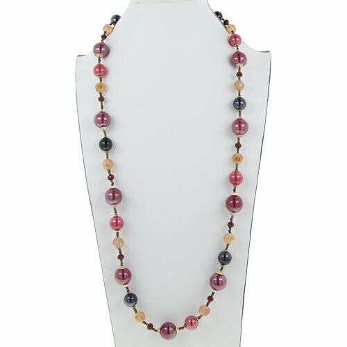 Lange Modekette, 100cm, Rot