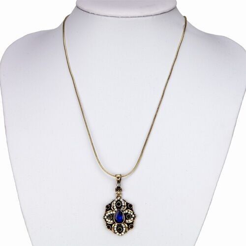 Catena di moda stile antico, oro antico 10